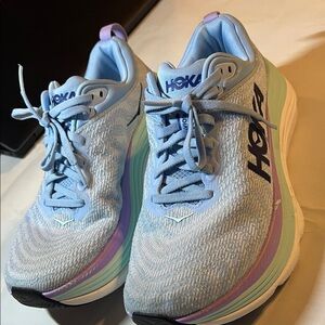Hoka Women's Blue and Purple Athletic Shoes  size 7.5B